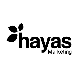 Logotipo Hayas Marketing negro